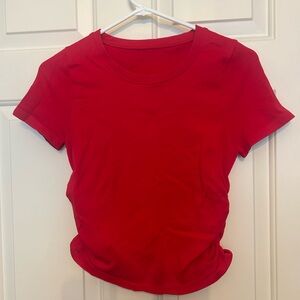 Vibrant Red Short Sleeve Women's Tee